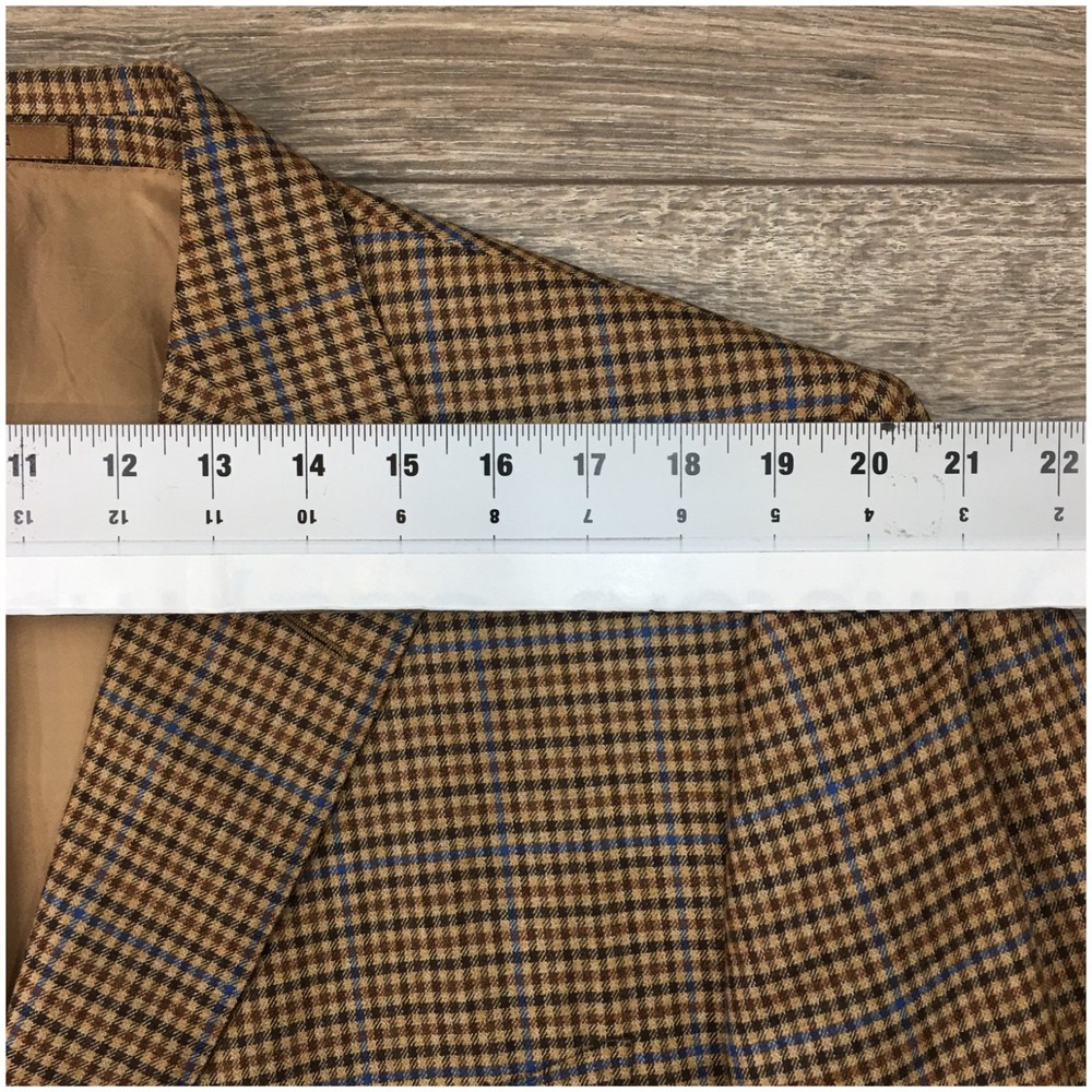 ERMENEGILDO ZEGNA Mens Blazer Sport Coat Casual Jacket Size 46L Wool Suit - Picture 5 of 12